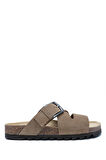 14446 Ch-Kifidis Soft Step Erkek Süet Deri Mantar Terlik 40-46