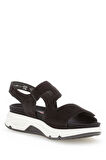 46885 Gabor Rolling Soft Kadın Nubuk Sandalet 3.5-7.5