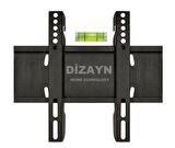 Dizayn Truva 24'' - 32''- 61 - 82 Ekran Tv Askı Aparatı - Vida Seti - Su Terazisi Hediye