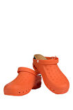 Scholl Mantar İç Taban Unisex Ameliyathane Sabosu Turuncu