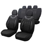 Renault Kangoo 2+1 Uyumlu Oto Koltuk Kılıfı SİYAH