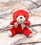 Sevgililer Gününe 2'li Beyaz Kupa & Peluş Ayıcık & Metal Love Mum Hediye Seti