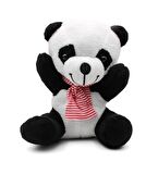 Tatlı Peluş Panda & Işıklı Mini Panda Kar Küresi & Mikail Melek Kolye Hediye Seti