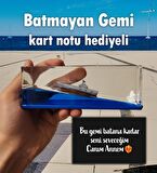 Anneye Özel Notlu Batmayan Gemi Figür Anneler Günü Hediyesi Titanik Aşk Gemisi