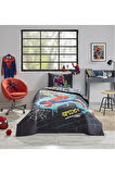 Özdilek Spiderman Street Tek Kişilik Disney Lisanslı Lastikli Fitted Çarşaf Kapitone Çocuk Nevresim Takımı