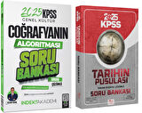 CBA + İndeks 2025 KPSS Tarihin+Coğrafya Pusulası Soru Bankası 2 li Set -  CBA + İndeks Akademi 
