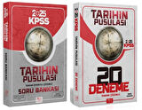 CBA  2025 KPSS Tarihin Pusulası Soru Bankası + 20 Deneme 2 li Set -  CBA Akademi