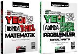 Yediiklim KPSS DGS ALES YKS Yedi Adımda Temel Matematik + Problemler Konu Soru Bankası 2 li Set
