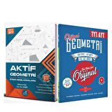 Aktif TYT AYT Geometri 0 dan Başlayanlara ve Orijinal Yayınları 24 TYT 17 AYT Deneme Seti 2 Kitap