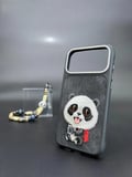 Koruma Kapağı Günlük Kullanım Stil Sahibi iPhone 17 Pro / 18 Pro Uyumlu 3D Göz Panda Kılıf