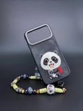 Koruma Kapağı Günlük Kullanım Stil Sahibi iPhone 17 Pro / 18 Pro Uyumlu 3D Göz Panda Kılıf