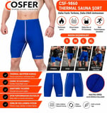 Delux Serisi Cosfer CSF9860- m Thermal Sauna Şort Medium Ekipman Bayan Spor Aktivite