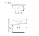 Bocchi Scala Tezgah Altı Lavabo 55 Cm Mat Gri 1006-006-0125