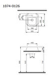 Bocchi Firenze Batarya Banklı Çanak Lavabo Parlak Beyaz 1074-001-0126