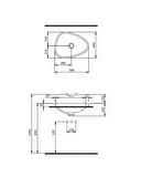 Bocchi Etna Tezgah Üstü Lavabo 58 cm Mat Kaşmir 1112-011-0125