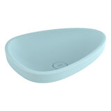 Bocchi Etna Tezgah Üstü Lavabo 58 cm Mat Buz Mavi 1112-029-0125