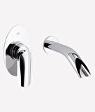 İtalyan Webert-Aria Ankastre Tek Kollu Lavabo Bataryasi Krom-AI830606015