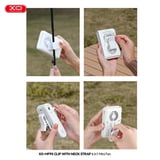 Özel Üretim MF95 6 in 1 Klipsli 2000 mAh Masaüstü El Tipi Soğutucu Çalışma Ofis Yardımcı
