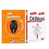 Kafa Dengi AYT Geometri Temel ve Orta Düzey ile AKM Dil Bilgisi Soru Bankası Seti 2 Kitap
