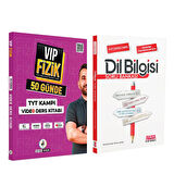 VİP Fizik 50 Günde TYT Kampı Video Ders Kitabı ve AKM Dil Bilgisi Soru Bankası Seti 2 Kitap
