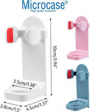 Microcase Yapışkanlı Duvara Monte Şarjlı Diş Fırçası Tutucu Stand - PEMBE AL4802