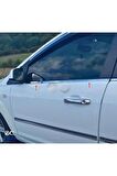 Ford Focus 2 Sedan Krom Cam Çıtası 4 Prç. 2005-2011 P. Çelik