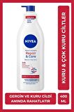 Nivea Gelin Çeyiz Seti, Repair&Care Vücut Losyonu 400ml, Deodorant 150ml, El Bakım Kremi 75ml, Kuru Cilt