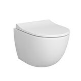 VitrA Sento 7747B003-0559 Rim-ex Asma Klozet, Kısa, 50 cm, Beyaz