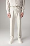 DeFacto Yazlık Gabardin Pantolon Straight Fit Bol Rahat Kesim Cepli Düz Paça B4089AX24SPGR368