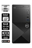 DELL VOSTRO 3020 i5 13400 32GB RAM 512GB SSD W11HOME N2050VDT3020MT MASAÜSTÜ PC & PER4 BELLEK