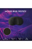MP03 - Memory Mouse Bilek Destek Pedi | Yumuşak, Ergonomik, Fare Önü El Bileği Dinlendirme Pedi