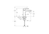 Artema Root Square A4273134 Yüksek Lavabo Bataryası, Fırçalı Nikel