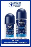 Nivea Men Erkek Roll-on Deodorant Fresh Active 50ml Ve Mini Roll-on Fresh Active 25ml