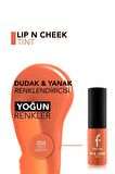 Flormar Lip & Cheek Tint Yüksek Pigmentli Yanak ve Dudak Renklendiricisi