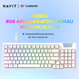 Havit Gamenote KB885L RGB Backlit Gaming Mekanik Klavye Beyaz