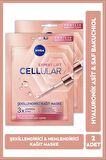 Nivea Cellular Expert Lift Yüz Kağıt Maskesi, Doğal Retinol Alternatifi Saf Bakuchiol, X2 Adet