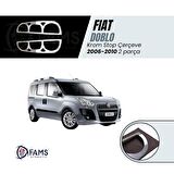 Fiat Doblo Krom Stop Çerçeve 2 Parça 2006-2010 Paslanmaz Çelik