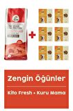 Yetişkin Mini Irk Köpek Maması 2.5 Kg + Hindi Etli Fresh X 6