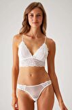 Pierre Cardin İnce Askılı Dantelli Bralet Sütyen Takımı