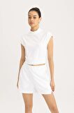 DeFactoFit Oversize Geniş Kalıp Sporcu Şort B8975AX24SMWT80