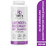 Vet's Plus Kedi ve Köpekler İçin Lavanta ve Biberiye Özlü Toz Şampuan 150gr