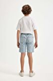 DeFacto Erkek Çocuk Jean Basic Düz Şort B5764A824SMNM39