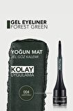 Flormar Özel Fırça Başlıklı Yoğun Pigmentli Mat Jel Eyeliner (YEŞİL) - Gel Eyeliner - 004 - 8690604591909