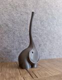 Uzun Hortumlu Fil (21 cm) Dekoratif Obje - Biblo - Dekor