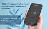Omars 20W 10000mAh Kablosuz Şarj Powerbank LED Göstergeli USB Type-C ve Magsafe Uyumlu