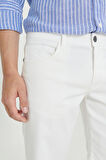Slim Fit Dar Kesim Yan Cepli Gofre Desenli Şort