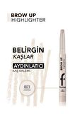 Flormar Asansörlü Aydınlatıcı Kaş Kalemi Gümüş -brow Up Highlighter Pencil-001 Diamond-8682536072434