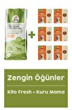 Yetişkin Köpek Maması 15 KG + Kuzu Etli Köpek Kito Fresh X 6