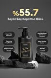 Beyazlayan ve Dökülen Saçlara Özel Bakım Sunan Siyah Şampuan KUNDAL The Real Black Shampoo 500ml