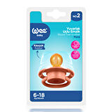 Wee Baby Pure Kauçuk Uçlu Emzik No:2 - Yeşil